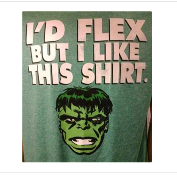 The Incredible HULK Heather Green Marvel Comics Wicking Fabric T Shirt… - Picture 2 of 6